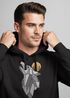 Hoodie Herren Wolf Print Wald Wildnis Outdoor Natur Tiermotiv Fashion Streetstyle Neverless®preview