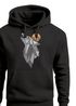 Hoodie Herren Wolf Print Wald Wildnis Outdoor Natur Tiermotiv Fashion Streetstyle Neverless®preview