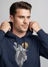 Hoodie Herren Wolf Print Wald Wildnis Outdoor Natur Tiermotiv Fashion Streetstyle Neverless®preview