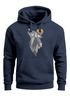 Hoodie Herren Wolf Print Wald Wildnis Outdoor Natur Tiermotiv Fashion Streetstyle Neverless®preview