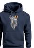 Hoodie Herren Wolf Print Wald Wildnis Outdoor Natur Tiermotiv Fashion Streetstyle Neverless®preview