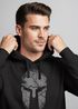 Hoodie HerrenAufdruck Sparta Helm Spartan Warrior Print Kapuzen-Pullover Männer Fashion Streetstyle Neverless®preview