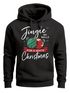 Hoodie Weihnachten Spruch Jingle Ball XMas Fun-Shirt Kapuzen-PÜullover Ugly Christmas Kapuzenpulli Moonworks®preview