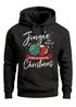 Hoodie Weihnachten Spruch Jingle Ball XMas Fun-Shirt Kapuzen-PÜullover Ugly Christmas Kapuzenpulli Moonworks®preview