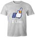 I like beer Herren T-Shirt Bier Fun-Shirt Moonworks®preview