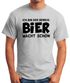 Ich bin der Beweis Bier macht schön Herren T-Shirt Trink Spruch-Shirt Moonworks®preview