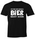 Ich bin der Beweis Bier macht schön Herren T-Shirt Trink Spruch-Shirt Moonworks®preview