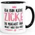 Ich bin keine zicke du machst nur nicht was ich will Kaffeetasse Keramiktasse MoonWorks®preview