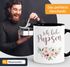 Ich liebe Pupsen Tasse Blumenkranz Rosen Kaffeetasse Teetasse Keramiktasse MoonWorks®preview