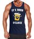 It's Beer a clock - Lustiges Herren Tank-Top Shirt Bier Spruch-Motiv Moonworks®preview