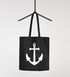 Jutebeutel Anker Vintage Stern Anchor Baumwolltasche Stoffbeutel Tragetasche Moonworks®preview