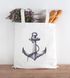 Jutebeutel Anker Wasserfarben Anchor Watercolor Baumwolltasche Stoffbeutel Einkaufsbeutel Schultertasche Autiga®preview