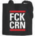 Jutebeutel Aufdruck FCK CRN Parodie HipHop Musik Pandemie Krise durchhalten Statement Moonworks®preview