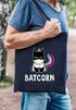 Jutebeutel Batcorn Einhorn Unicorn Baumwolltasche Stoffbeutel Tragetasche Moonworks®preview