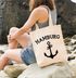 Jutebeutel Baumwoll-Tasche Anker Hamburg 2 Moonworks®preview