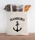 Jutebeutel Baumwoll-Tasche Anker Hamburg 2 Moonworks®preview