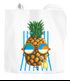 Jutebeutel chilling Ananas Pinapple Sommer Beach Party Cocktail Baumwolltasche Stoffbeutel Tragetasche Moonworks®preview