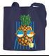 Jutebeutel chilling Ananas Pinapple Sommer Beach Party Cocktail Baumwolltasche Stoffbeutel Tragetasche Moonworks®preview