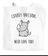 Jutebeutel chubby Unicorns need love too Nashorn Einhorn Spruch Baumwolltasche Stoffbeutel Tragetasche Moonworks®preview