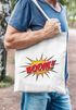 Jutebeutel Comic Boom Baumwolltasche Stoffbeutel Tragetasche Moonworks®preview