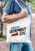 Jutebeutel Deutschland WM Fußball-Sommer 2026 Fußball Weltmeisterschaft Germany Flagge Baumwolltasche Stoffbeutel Moonworks®preview