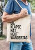 Jutebeutel Die Klapse hat heute Wandertag Spruch Baumwolltasche Stoffbeutel Moonworks®preview