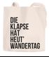 Jutebeutel Die Klapse hat heute Wandertag Spruch Baumwolltasche Stoffbeutel Moonworks®preview