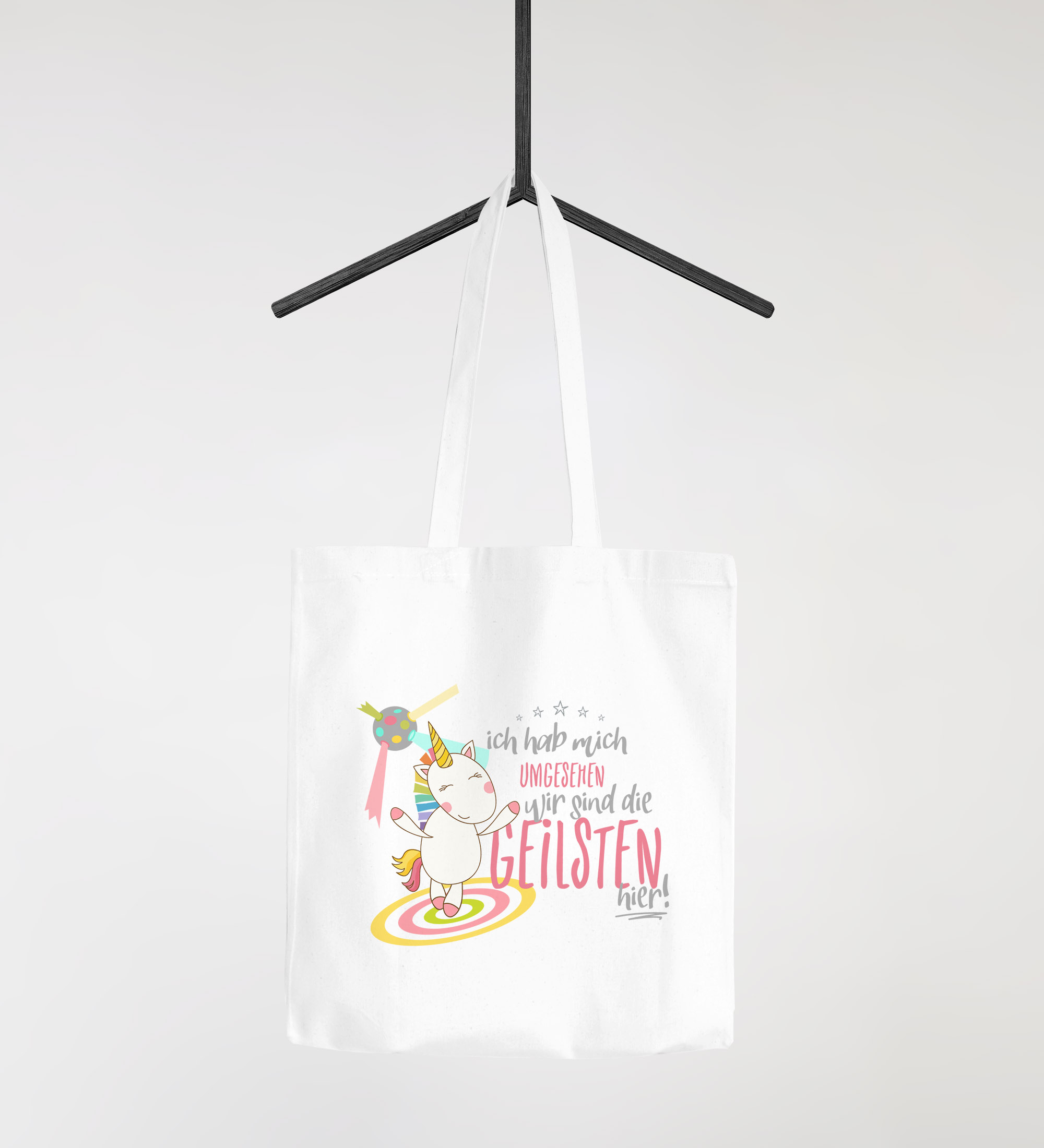 MoonWorks Herren Tanktop Mit Spruch - Wir Sind Die Geilsten Hier!