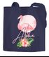 Jutebeutel Flamingo Aloha Tropical Summer Jungle Paradise Hummingbird Baumwolltasche Stoffbeutel Autiga®preview