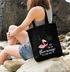 Jutebeutel Flamingo Ich bin ein Flamingo ich darf das Spruch Pusteblume Moonworks®preview