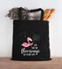 Jutebeutel Flamingo Ich bin ein Flamingo ich darf das Spruch Pusteblume Moonworks®preview