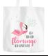 Jutebeutel Flamingo Ich bin ein Flamingo ich darf das Spruch Pusteblume Moonworks®preview