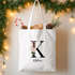 Jutebeutel Florales Design personaliseirt mit Name Buchstabe Monogramm Initiale personalisierte Geschenke Geschenkbeutel SpecialMe®preview