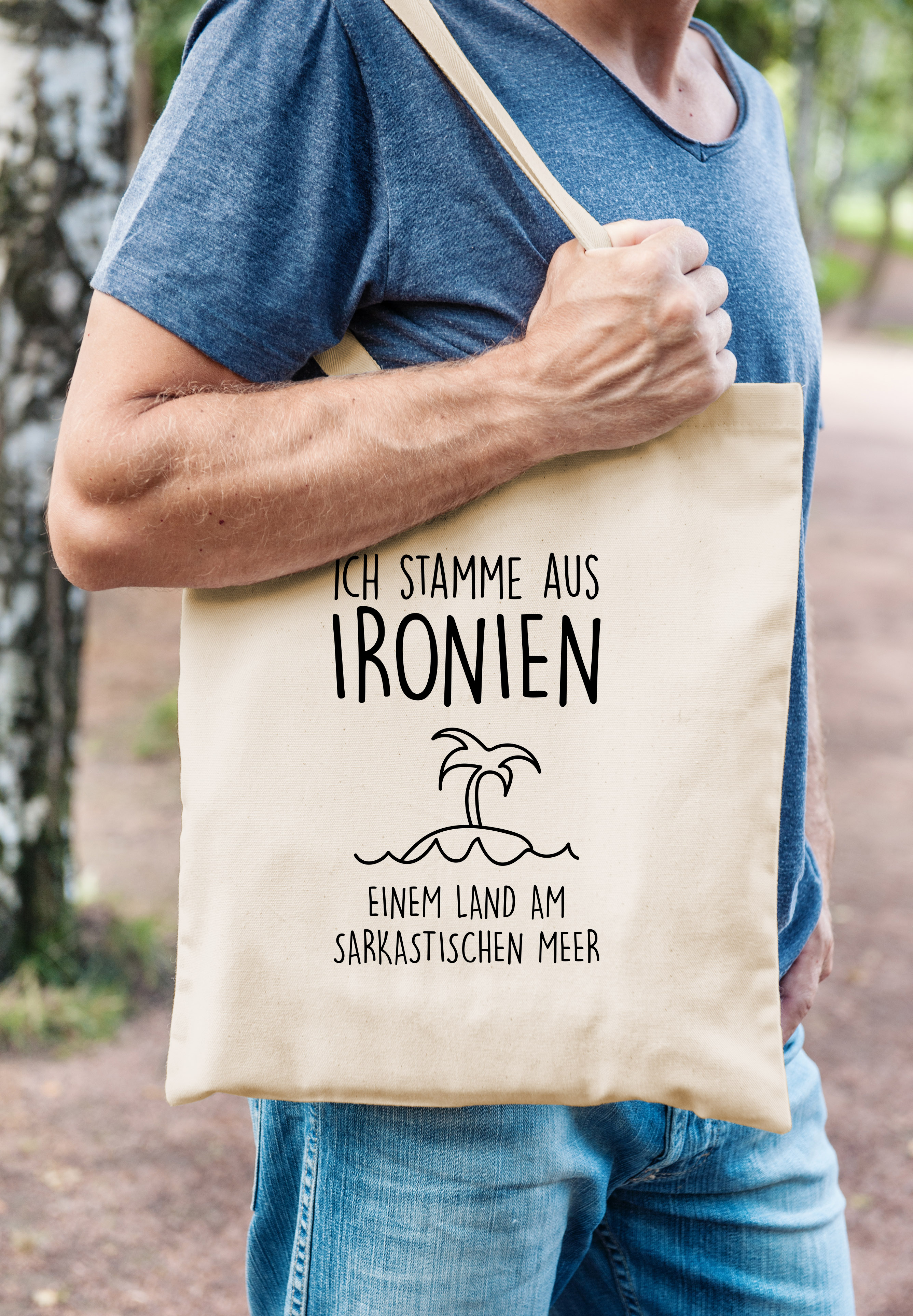 Ich stamme von Ironien Sarkastischen Meer · Damen Premium Bio T-Shirt 2.0