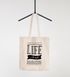 Jutebeutel Life is no sugarlicking Baumwolltasche Stoffbeutel Tragetasche Spruch Moonworks®preview