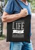 Jutebeutel Life is no sugarlicking Baumwolltasche Stoffbeutel Tragetasche Spruch Moonworks®preview