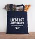 Jutebeutel mit Spruch Liebe ist aus aber wir haben noch Bier da Baumwolltasche Stoffbeutel Tragetasche Moonworks®preview