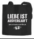 Jutebeutel mit Spruch Liebe ist aus aber wir haben noch Bier da Baumwolltasche Stoffbeutel Tragetasche Moonworks®preview