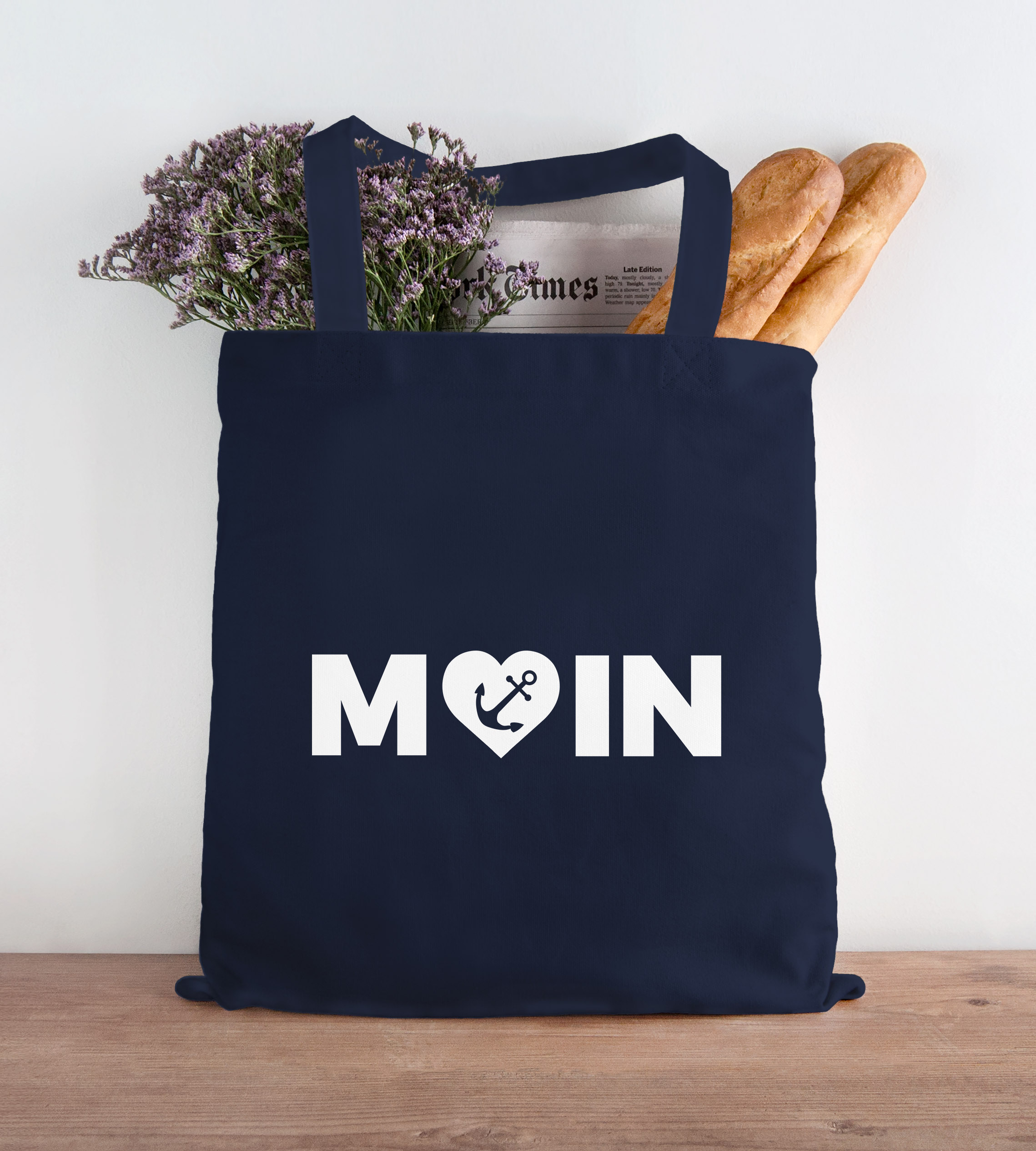 Jutebeutel „Chefin Mit Herz“ – 10 Liter, Baumwolle, Personalisiertes Geschenk