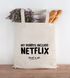 Jutebeutel My Hobby include: Netflix. Thats all. Baumwolltasche Stoffbeutel Tragetasche Moonworks®preview