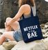 Jutebeutel Netflix is my BAE Serienjunkie chillen gammeln Baumwolltasche Stoffbeutel Tragetasche Moonworks®preview