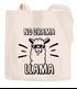 Jutebeutel No drama Llama Lama Spruch Sprüche Quote Baumwolltasche Stoffbeutel Tragetasche Moonworks®preview