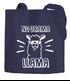 Jutebeutel No drama Llama Lama Spruch Sprüche Quote Baumwolltasche Stoffbeutel Tragetasche Moonworks®preview