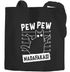 Jutebeutel Pew Pew Madafaka Katze Cat Most Wanted Meme Spruch Trend Stoffbeutel Moonworks®preview
