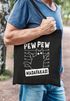 Jutebeutel Pew Pew Madafaka Katze Cat Most Wanted Meme Spruch Trend Stoffbeutel Moonworks®preview