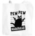Jutebeutel Pew Pew Madafaka Katze Cat Most Wanted Meme Spruch Trend Stoffbeutel Moonworks®preview