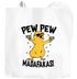 Jutebeutel Pew Pew Madafakas Crazy Chick Küken Meme Spruch Trend Baumwolltasche Stoffbeutel Moonworks®preview