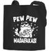 Jutebeutel Pew Pew Madafakas Katze Gangster Cat Meme Spruch Stoffbeutel Moonworks®preview