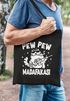 Jutebeutel Pew Pew Madafakas Katze Gangster Cat Meme Spruch Stoffbeutel Moonworks®preview