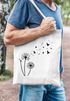 Jutebeutel Pusteblume Vögel Dandelion Birds Baumwolltasche Stoffbeutel Schultertasche Einkaufsbeutel Autiga®preview